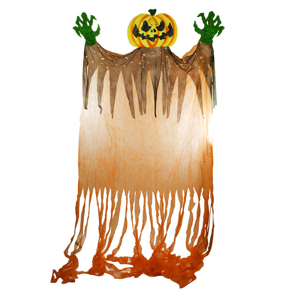 11′ Scary Hanging Jack-O-Lantern Halloween Decoration