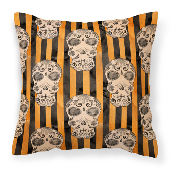 Watecolor Striped Outdoor Throw Pillow