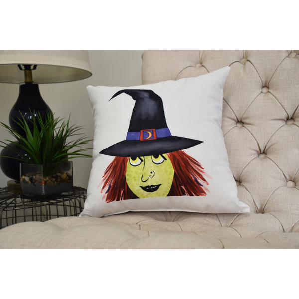 Witches Brew Reversible Throw Pillow