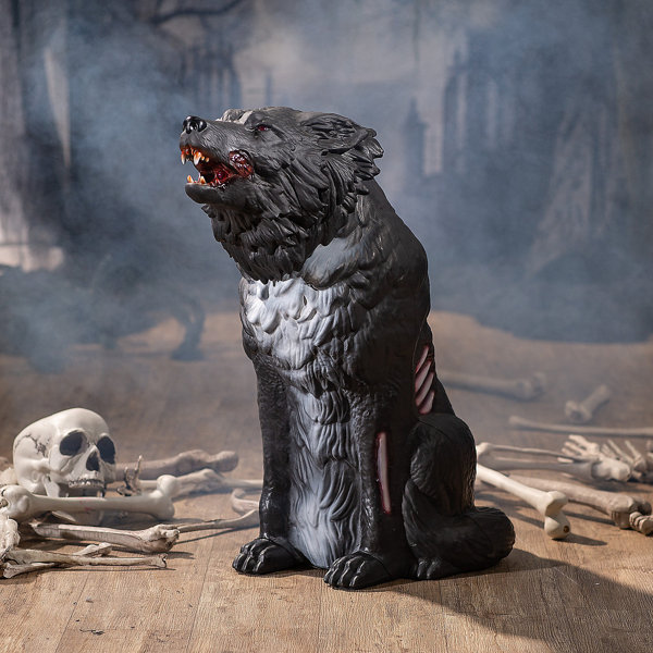 Plastic Freestanding Halloween Zombie Outdoor Decoration Figure