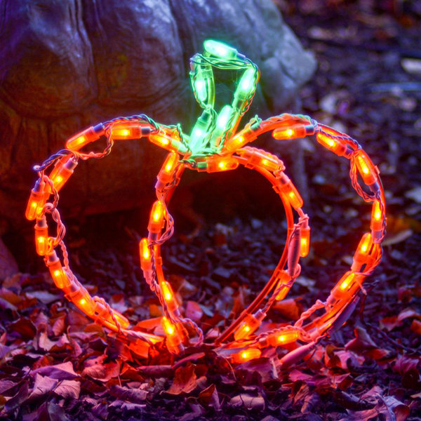 Halloween Jack-O-Lantern Outdoor Lights