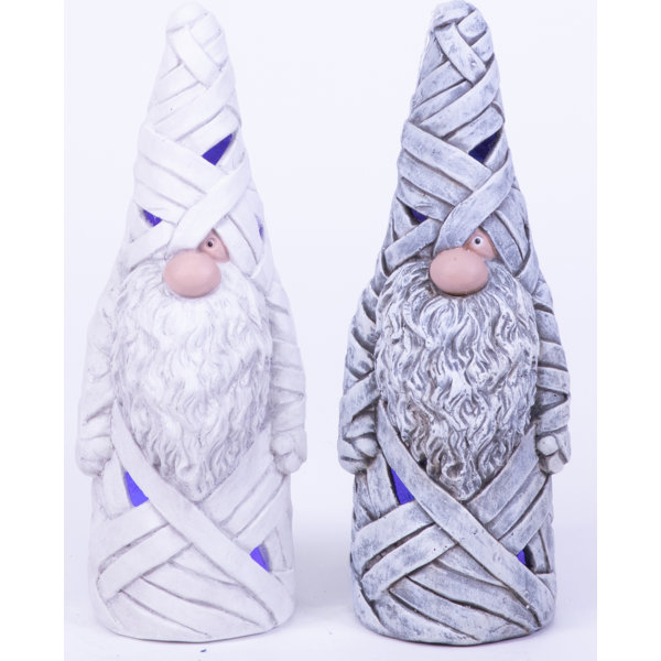 20″H Mummy Gnome Pair LED Lights, Battery Operated
