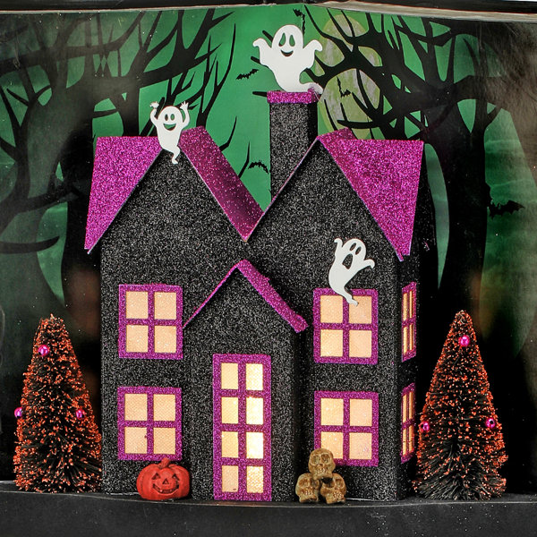 14″ LED Cardboard Halloween Story Book