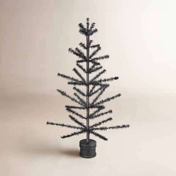 36″ Halloween Feather Tree