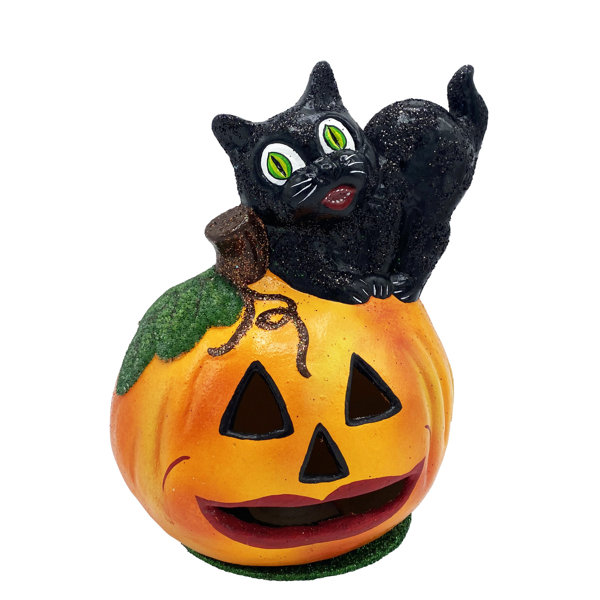 Catblack W Large Eye Halloween Decoration