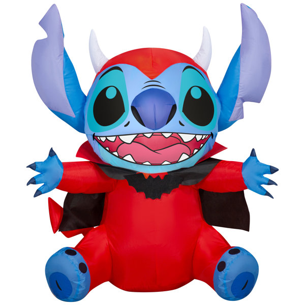 Airblown Halloween Light-Stitch as Devil-Disney