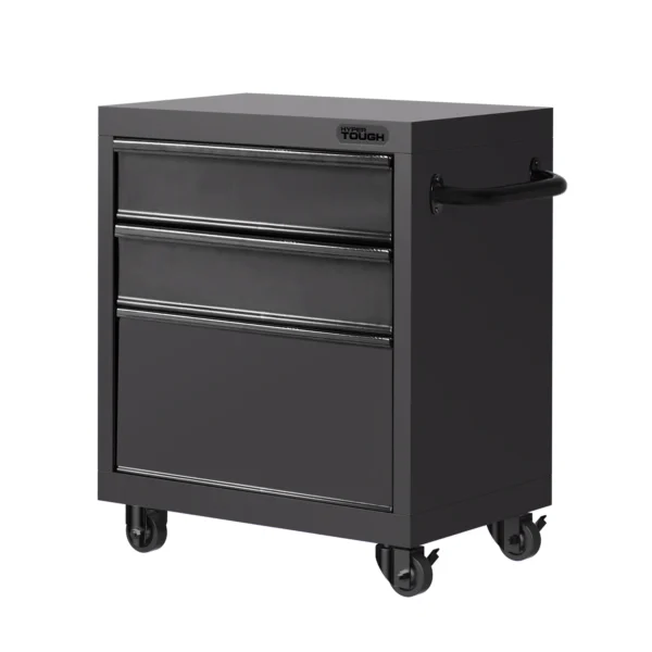 Hyper Tough 27-inch 3-Drawer Rolling Tool Cabinet, Black