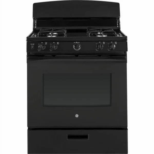 Natural Gas Freestanding Range - Black